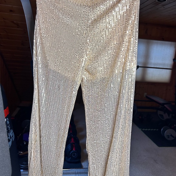 Sparkly gold suit for New Years NWOT - Picture 7 of 8